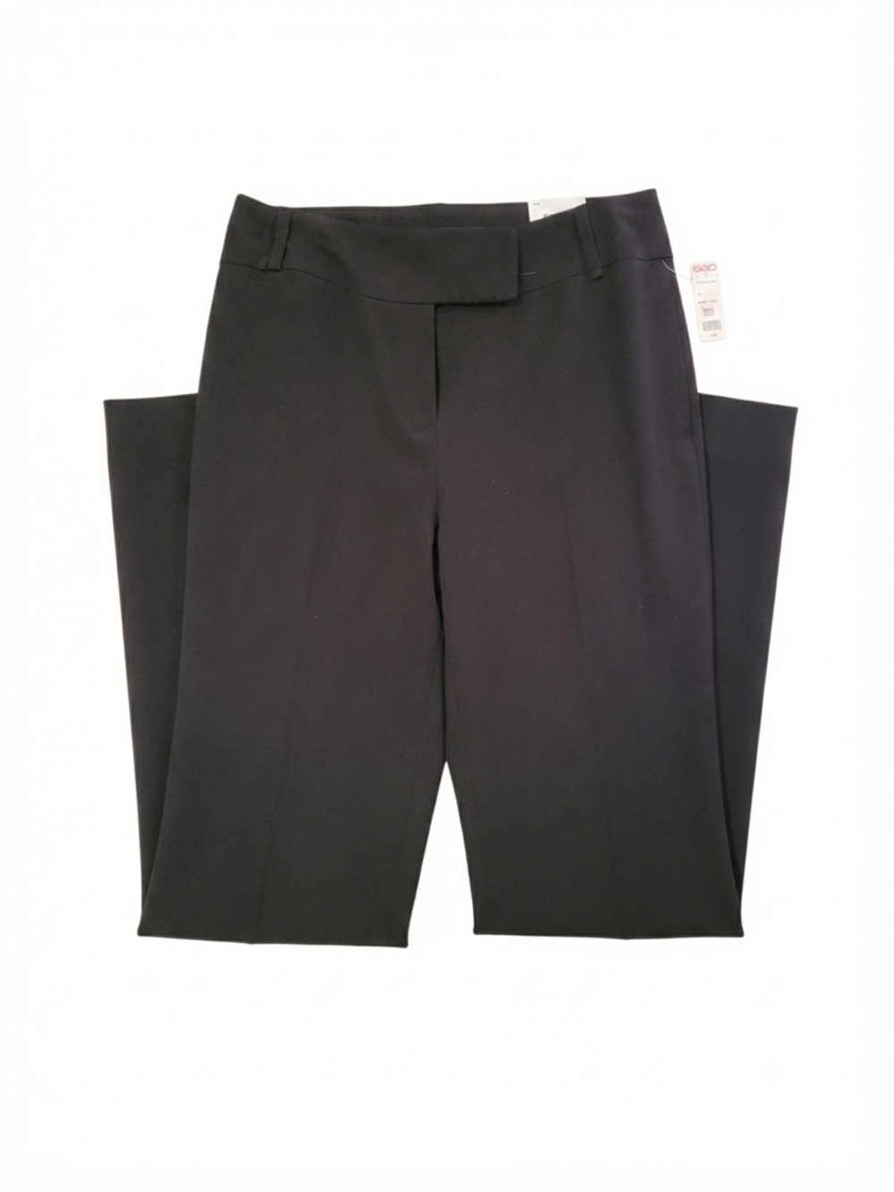 Rafaella Black Straight-Leg Dress Pants